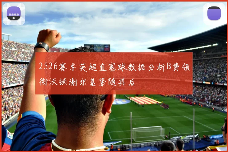 2526赛季英超直塞球数据分析B费领衔沃顿谢尔基紧随其后